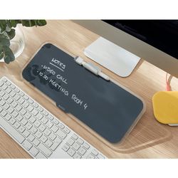 Bloco de notas de mesa de vidro aconchegante