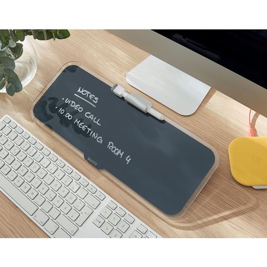 Bloco de notas de mesa de vidro aconchegante