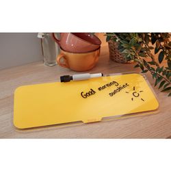 Bloco de notas de mesa de vidro aconchegante
