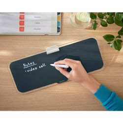 Bloco de notas de mesa de vidro aconchegante