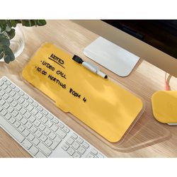 Bloco de notas de mesa de vidro aconchegante