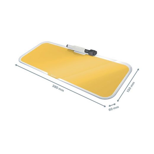 Bloco de notas de mesa de vidro aconchegante