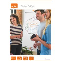 Bloc liso para pizarra caballete Nobo, 650 × 955 mm