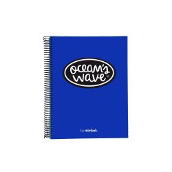 Bloc relié microperforé 160h 70gr Bleu A5