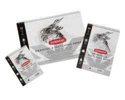 Bloc de croquis horizontal Derwent A3, 30 feuilles 165 g