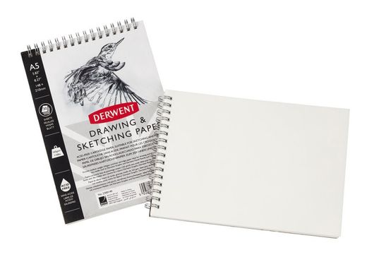 Bloc de croquis Derwent A5, 30 feuilles 165 g