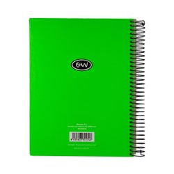 Cuaderno Ocean's Din A-5 microperforado 160h colores Neón