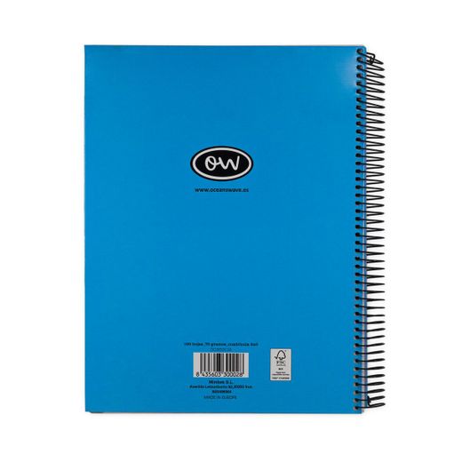 Bloc tapa extra dura neón de 160h Din A-4.