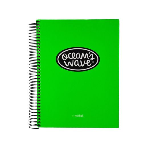 Ocean's Notebook Din A-5 microperfurado 160h cores Neon