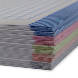 Bloc tapa extra dura neón de 160h Din A-4.