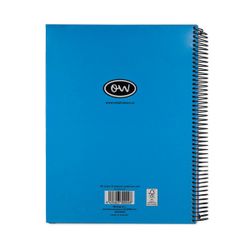 Cuaderno Ocean's Din A-5 microperforado 160h colores Neón