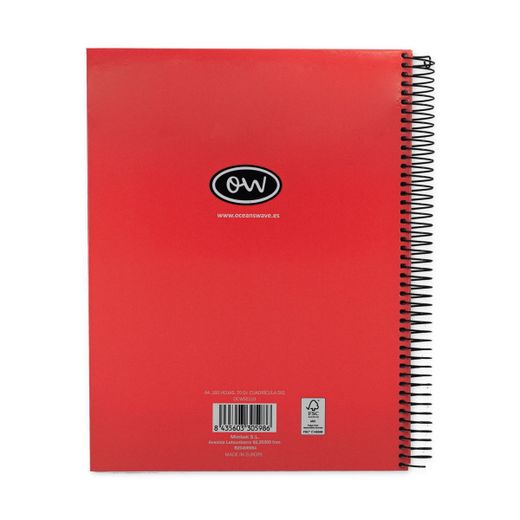 Ocean's Notebook Din A-5 microperfurado 160h cores Neon
