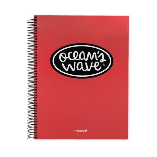 Cuaderno Ocean's Din A-5 microperforado 160h colores Neón