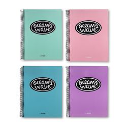 Cuaderno Ocean's Din A-5 microperforado 160h colores pastel