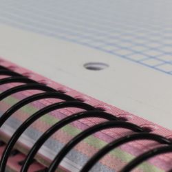 Bloco pastel de capa dura extra de 160h Din A-4