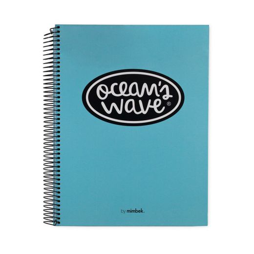 Notebook Ocean's Din A-5 microperfurado 160h cores pastel
