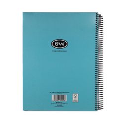 Notebook Ocean's Din A-5 microperfurado 160h cores pastel