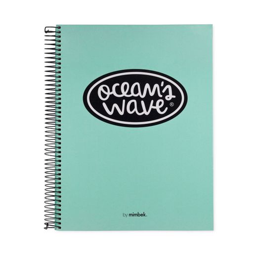 Notebook Ocean's Din A-5 microperfurado 160h cores pastel