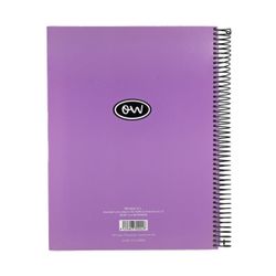 Notebook Ocean's Din A-5 microperfurado 160h cores pastel