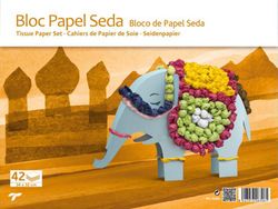 Block de manualidades distintos tipos papel