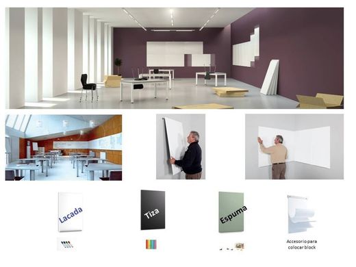 Bloc de papier avec support pour skinwhiteboard