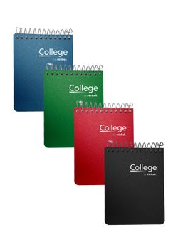 Blocs y cuadernos de espiral de tamaños pequeños (8º, 12º y 16º)