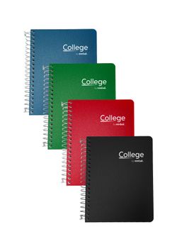 Blocs y cuadernos de espiral de tamaños pequeños (8º, 12º y 16º)