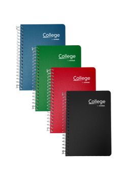 Blocs y cuadernos de espiral de tamaños pequeños (8º, 12º y 16º)