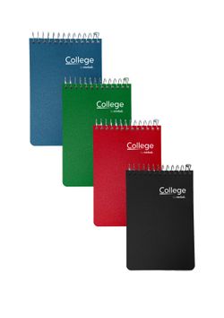 Blocs y cuadernos de espiral de tamaños pequeños (8º, 12º y 16º)