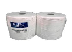 Bobina de papel de 500 m.. pasta lisa. Pack de 2 uds.