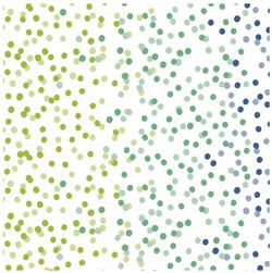 Bobina Papel Regalo 31cm x 80m Puntitos Verde-Azul (LN1602-B)