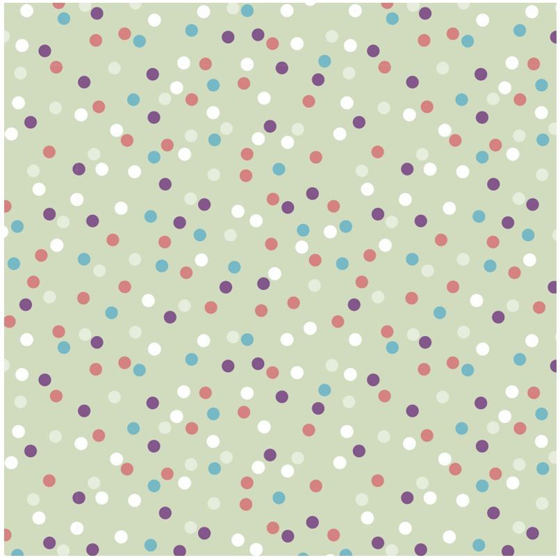 Bobina Papel Regalo 62cm x 80m Puntitos Claros (LN2001-J)