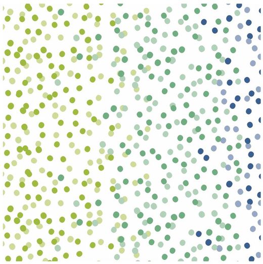 Bobina Papel Regalo 62cm x 80m Puntitos Verde-Azul (LN1602-B)