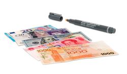 Bolígrafo detector de billetes safescan. Pack de 3.