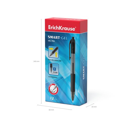 Bolígrafo Retráctil Gel. Trazo 0,5 mm