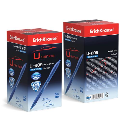 Bolígrafo Retráctil U209 1,0mm Azul