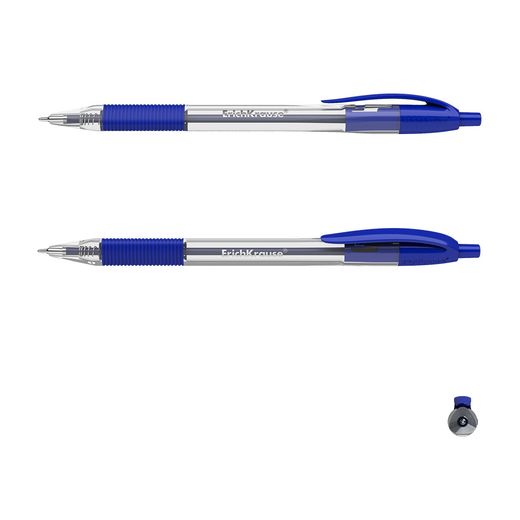 Bolígrafo Retráctil U209 1,0mm Cuerpo transparente Tinta azul