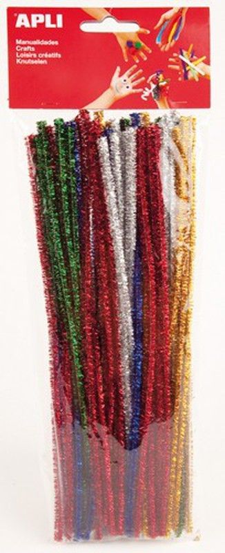 Sachet Apli de 50 cure-pipes en couleurs