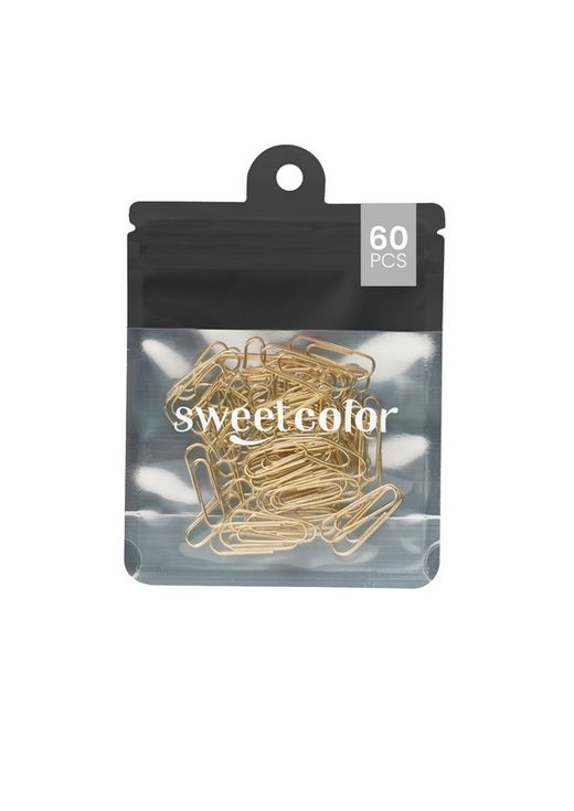 Sachet de 60 clips Sweetcolor