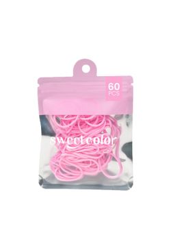 Bolsa com 60 elásticos Sweetcolor