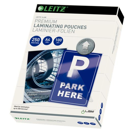 Pochettes de plastification Leitz iLAM premium avec UDT en trois tailles et quatre grammages