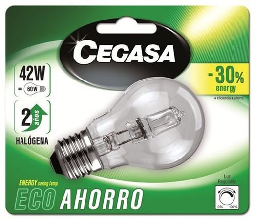 Bombillas halógenas ahorradoras cegasa