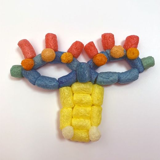 Pot avec 100 millions de farines.