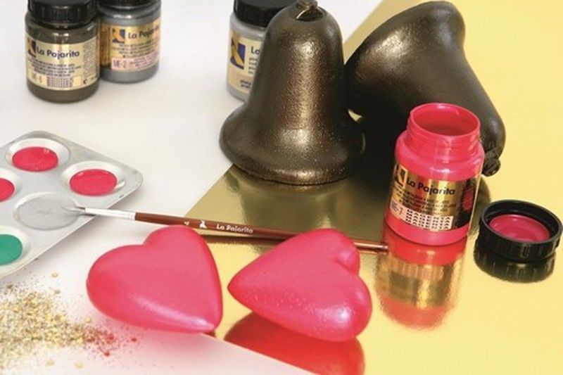 Bote 35ml. pintura metalizada la pajarita