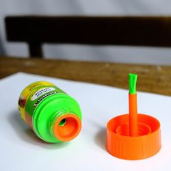 Pot d'encre anti-retenue rechargeable avec pinceau