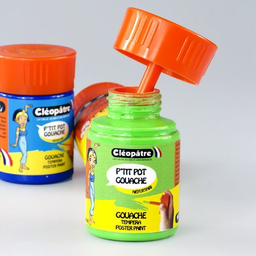 Pot d'encre anti-retenue rechargeable avec pinceau