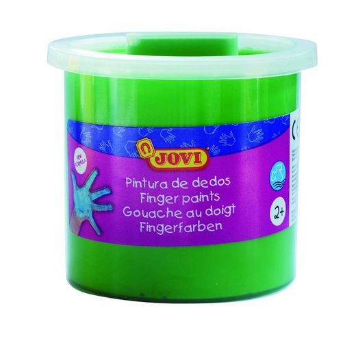 Pot de peinture au doigt Jovi unicolore de 125 cc.
