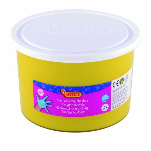 Boîte de peinture au doigt Jovi unicolore de 500 cc.