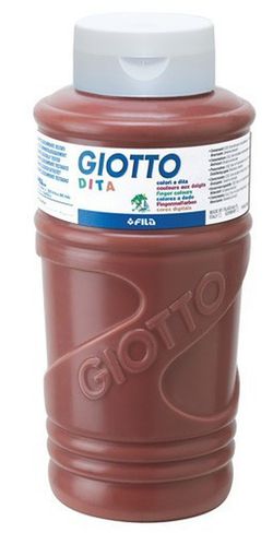 750ml giotto dedos pintar pote unicolor