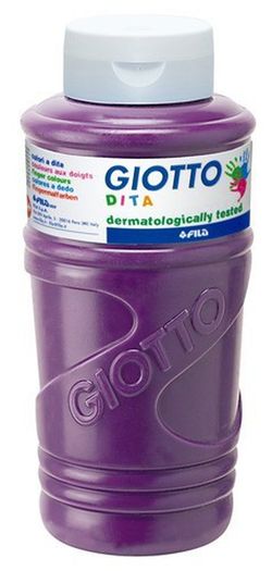 750ml giotto dedos pintar pote unicolor